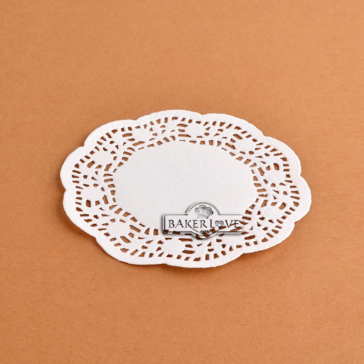 BAKEST 500 шт./лот 4,5 дюйм белый круглый кружева бумажная салфетка украшения торта Кондитерские инструменты