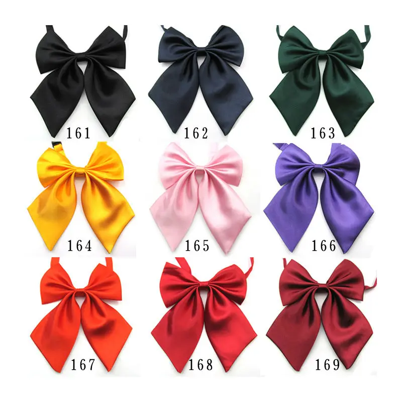 NEW  Classic Bowtie Fashion Neckwear Adjustable solid bow tie women's butterflies butterfly bow tie Free Shipping