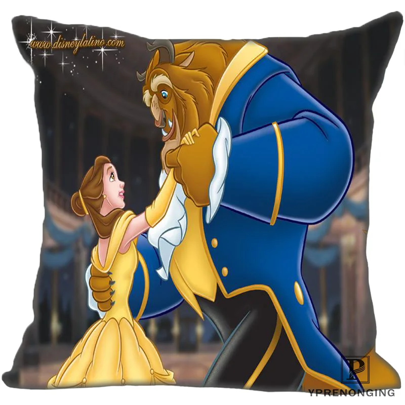 

Best Custom Beauty-and-the-Beast (1)@ Pillow Case Bedroom Home Square zipper Pillowcases (One Side) #190404-01-70