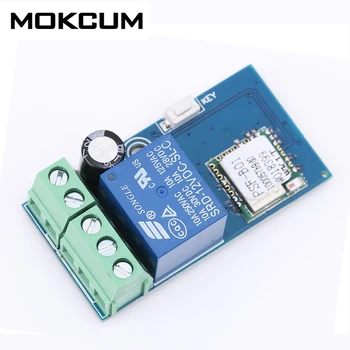 

DC 12V Wireless Wifi Relay Switch Module Mobile Phone Remote Control Timer Self-Lock Low Power For Android IOS Smart Home