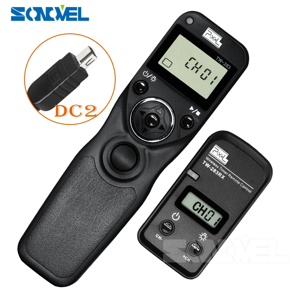 Pixel TW 283 DC2 Wireless Timer Remote Control Shutter Release For Nikon DSLR D7200 D7100 D7000