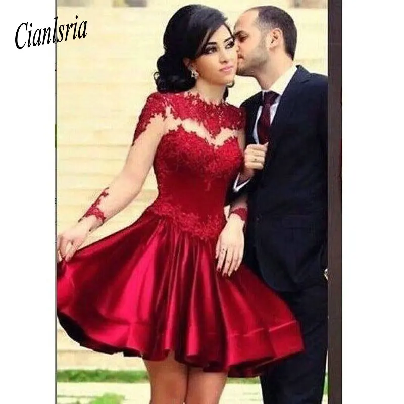 red knee high dress