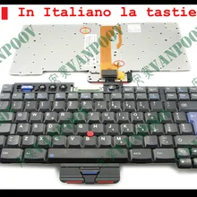 Новая клавиатура для ноутбука для ТМР Thinkpad G40 ЧЕРНЫЙ Итальянский IT Макет Черный-91P8162