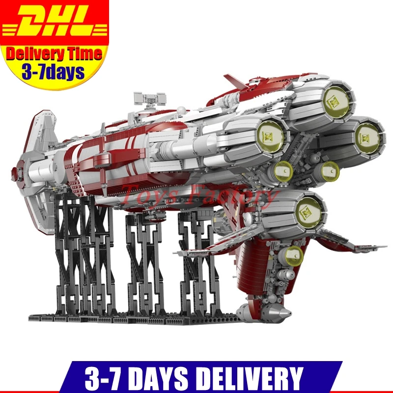 

2018 MOC Lepin 05079 7956pcs Star Plan War The Zenith Old Republic escort cruiser Set Building Blocks Bricks Kids Toys Gifts