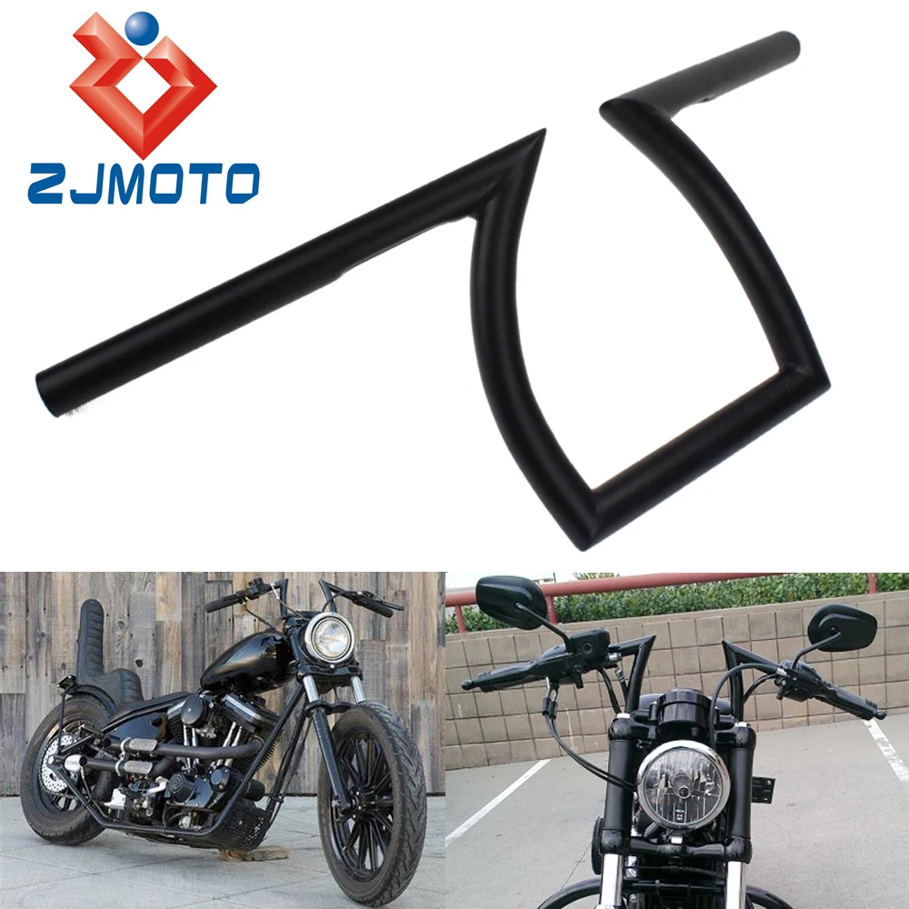 7/8" 1" Motorcycle Tracker Handlebars Drag Z Bar For Harley Honda Yamaha Suzuki 7/8" 1" Motorcycle Tracker Handlebars Drag Z Bar For Harley Honda Yamaha Suzuki