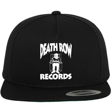 Death Row Records бейсболка регулируемая бейсболка-Черный W_ белый