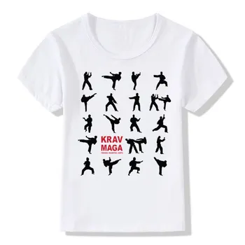 

Boys&Girls Print Israel Krav Maga T-shirt Children Summer Self Defense Fitness IDF T shirt Kids Tops Tee Baby Clothes,HKP715
