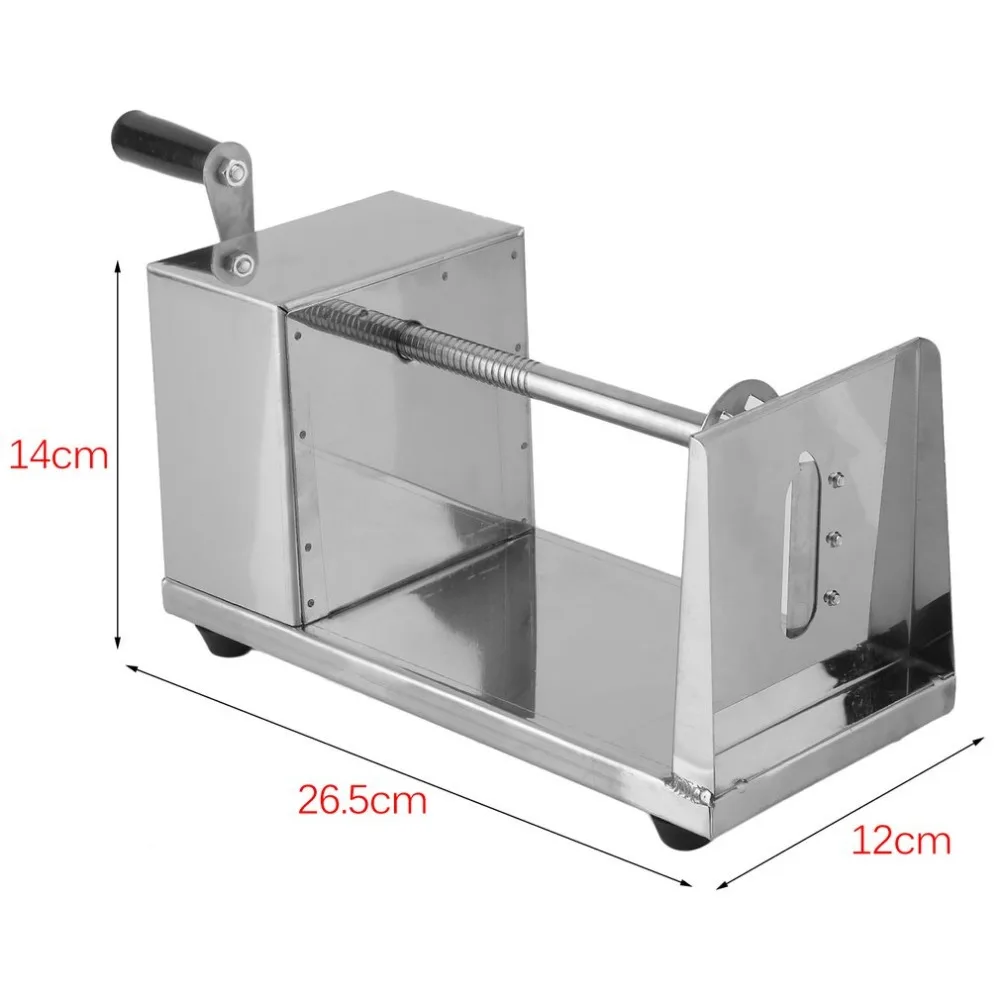 1PCS Cooking Tools Stainless Steel Spiral Cutter Potato Slicer Manual Twisted Potato Cuttting Batata Machine For Home Restaurant