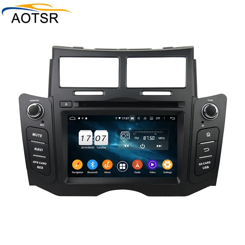 

DSP 4+64 Android 9.0 Car DVD Stereo Multimedia head unit For TOYOTA YARIS 2005-2011 BT Radio GPS Navigation Video Audio map wifi