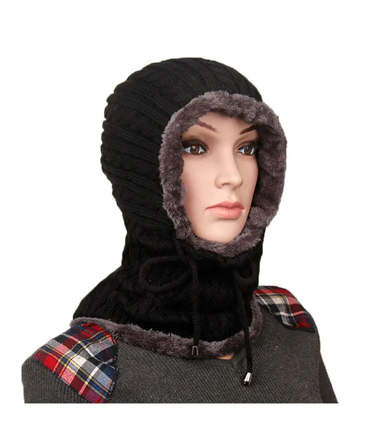 Knitted Hat beanie men hat winter hats for women men winter cap men women winter hat gorros hombre invierno Skullies Beanies (8)