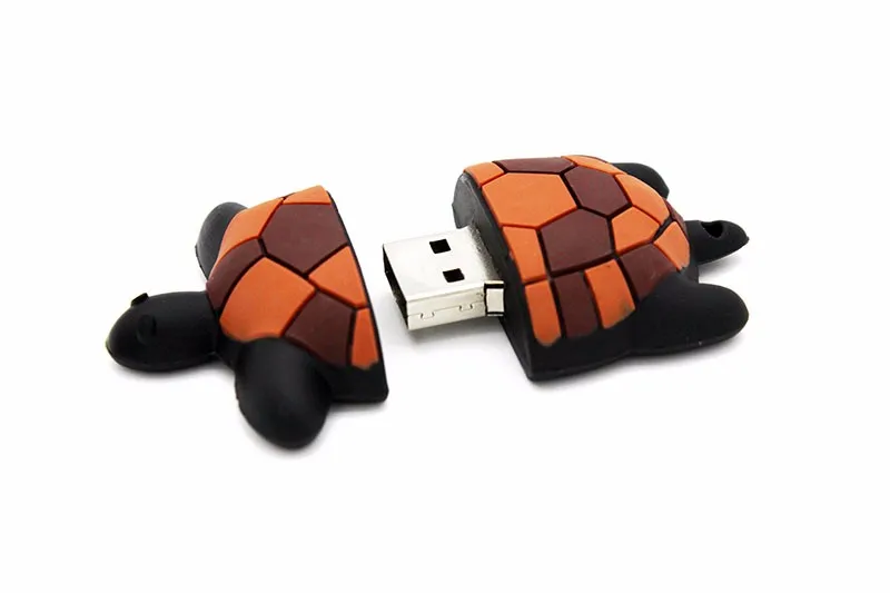 SHANDIAN мультфильм черепаха USB флеш-накопитель черепаха карта памяти морская флэш-накопитель в форме черепахи накопитель 4 ГБ 8 ГБ 16 ГБ 32 ГБ флеш-накопитель