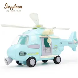 Joyifor милый мультфильм моделирование инерционный самолет со светом и музыкой авиационный вертолет игрушки Детский подарок на день рождения