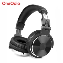 Oneodio Headphones Over-Ear Hifi Studio DJ Headphone Wired Monitor Music Gaming Headset Earphone For Phone Computer PC With Mic
