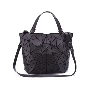 Women's Bags Tote Geometry Ladies Shoulder Bag Laser Folding Bucket Handbags Summer Chain Casual Totes Crossbody Bags