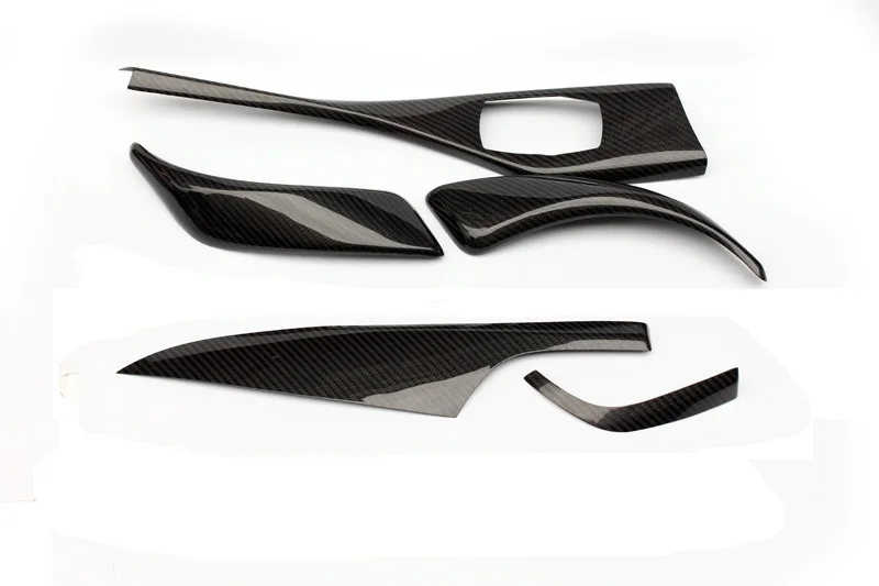 

Car Accessories FOR BMW 2 Series F22 F23 Interier Dash Trim Cover 5PCS Low Model Glossy Carbon Fiber Car Styling Car Kit