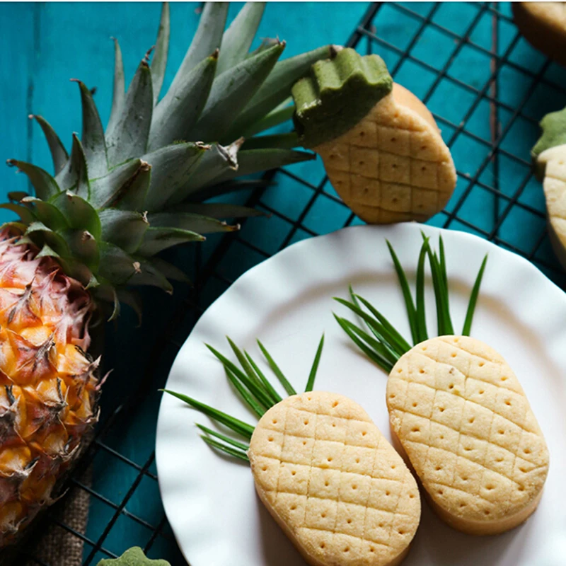 Rectangle shape aluminium pineapple cake mold stainless