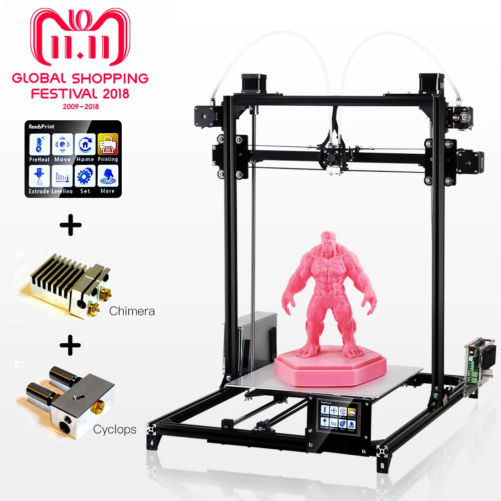 Flsun 3D Printer High Precision Large Printing Size 3D Printer Touch Screen Dual Extruder Heated Bed One Rolls Filament Gift Flsun 3D Printer High Precision Large Printing Size 3D Printer Touch Screen Dual Extruder Heated Bed One Rolls Filament Gift