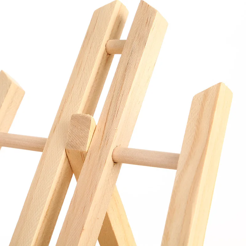 2pcs/Set 28*19cm Mini Artist Wooden Easel Wood Wedding Table for Party Decoration Card Stand Display Holder