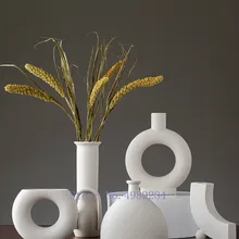 Креативная Скандинавская керамика Цветочная композиция для вазы дизайнерские декоративные украшения современный дом гостиная столешница аксессуары