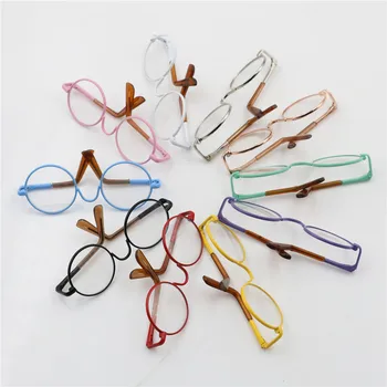 

1PCS round-shaped Round glasses colorful glasses sunglasses suitable for girl Doll Accessories
