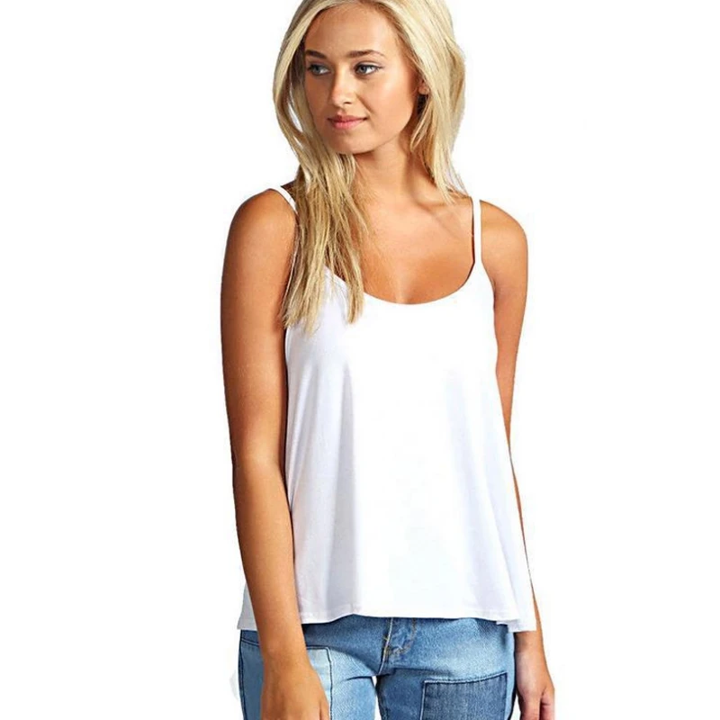 

Fashion Loose Halter Backless Irregular Solid Short Tank Top Sleeveless Female T-Shirt Casual Tank Top T-Shirts For Women
