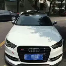 15 A3 S-Line s3 передняя губа SPLITTER/углерода Волокно передний сплиттер спойлер для Audi a3 S-Line S3