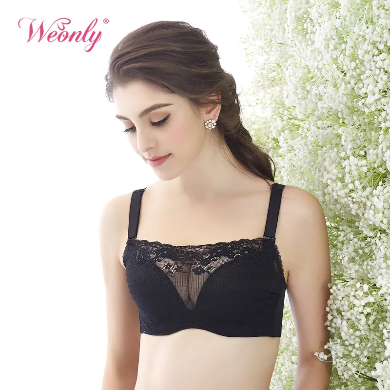 High quality Full Coverage Women Bras with Mesh B cups Brassiere sexy