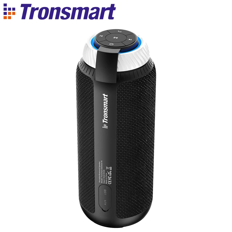 Tronsmart Element T6 Bluetooth динамик портативный беспроводной с 360 градусов стереозвуком для