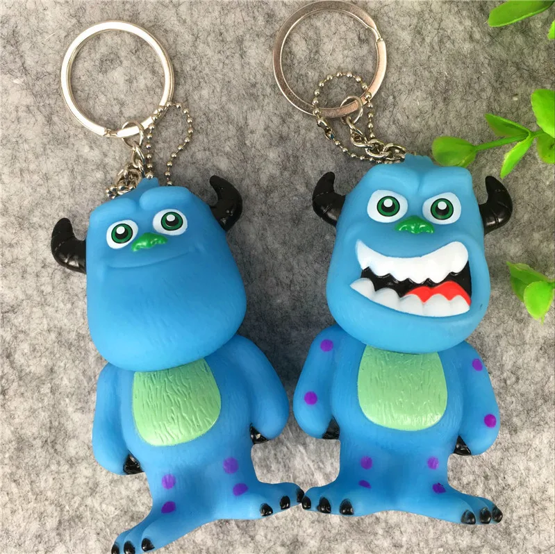 

IVYYE 1PCS 9CM Sulley Monster Anime Action Figure Key Chain PVC Figures Keyring Toys Keychain Keyholder Unisex Gift NEW