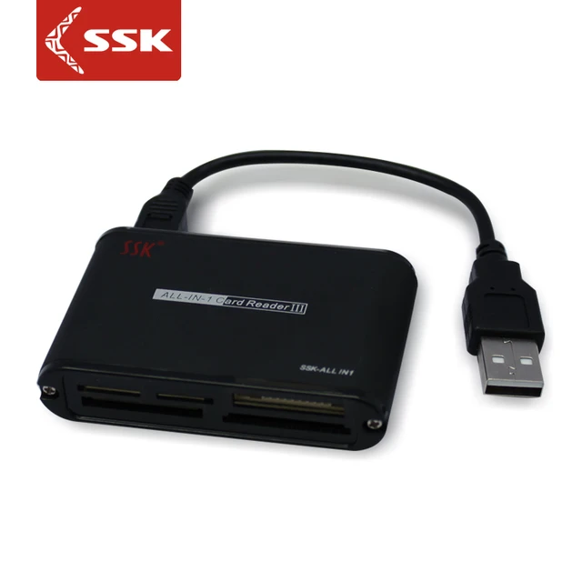 Best Offers SSK SCRM025 All in 1 USB2.0 Card Reade Super Speed 480Mbps CF/XD/SD/MS/MIC SD/M2 Multi Smart Memory for Computer USB Card Reader Best Offers SSK SCRM025 All in 1 USB2.0 Card Reade Super Speed 480Mbps CF/XD/SD/MS/MIC SD/M2 Multi Smart Memory for Computer USB Card Reader