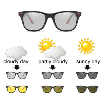 

reggaeon Chameleon Sunglasses men polarized Women 2020 UV400 Brand Designer Driving Glasses Goggles sports Photochromism