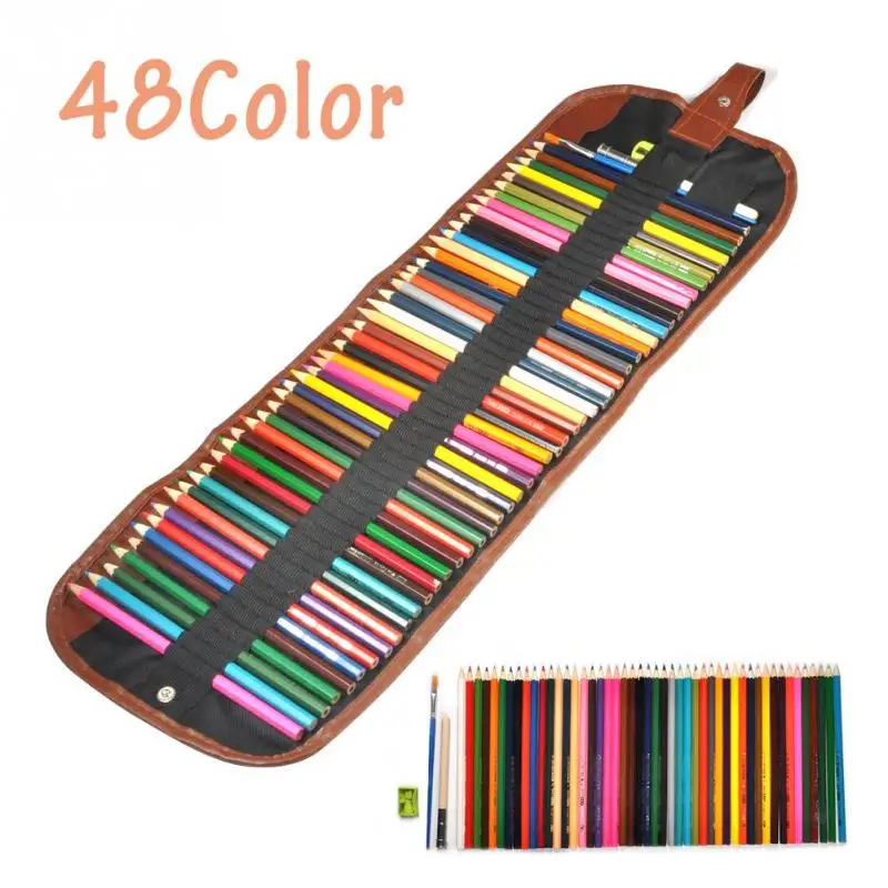 

Colored Pencil 48 Color Assorted Professional Art Pencils Colouring Pencil Watercolor Paint Woo