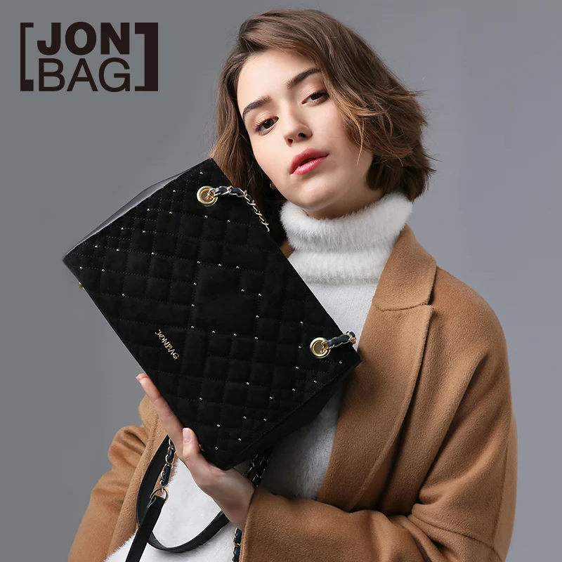 

JONBAG winter small fragrant wind chain bag 2019 new fashion atmosphere large capacity single-shoulder cross-body bag women