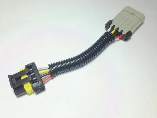 

longyue 2pcs XS Power XSP313 VCM wiring Harness for universal D and AD 4-Pin Alternator 1995-2008 12