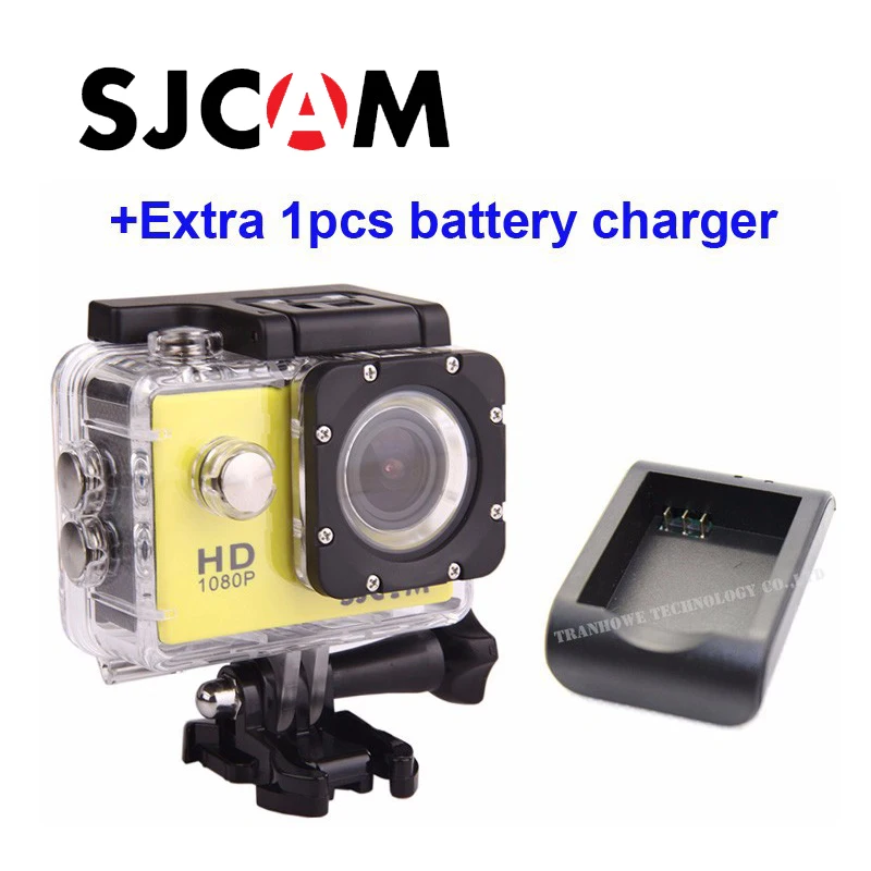 Бесплатная Доставка! Оригинальная Водонепроницаемая Экшн камера SJCAM SJ4000 для
