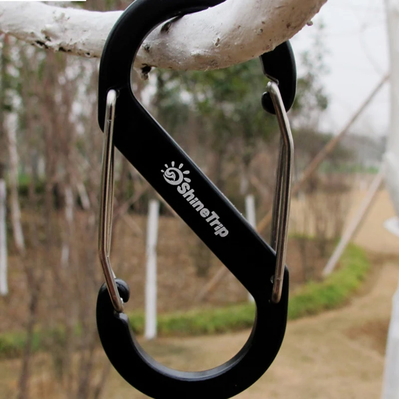 EDC Guy Rope Tensioner Aluminum S Shape Guy Line Runners Big Rope