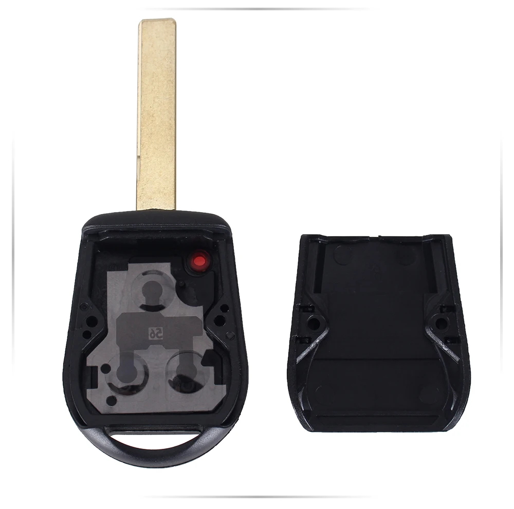 KEYYOU невырезанное лезвие ключ чехол брелока Дистанционного Управления замена ключа автомобиля оболочка крышка брелок резиновый корпус для BMW 3 кнопки