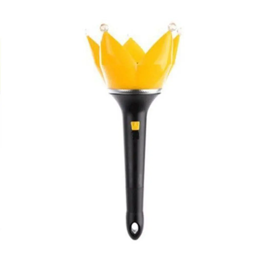 Kpop Bigbang EXO GD G-Dragon VIP освещение концертов палка Корона Лотос светильник - Цвет: Черный