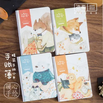 

New Japanese Virtual time pattern sketchbook notebook diary book bullet journal Grid notebook diary notebook student gift