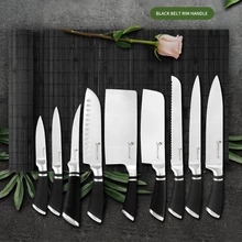 Sowoll кухонный нож из нержавеющей стали шеф-повара для нарезки хлеба Santoku разделочный обвалочный нож в японском стиле инструмент для приготовления пищи