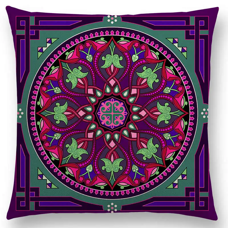 Искусственная Подушка с цветочным узором в восточном стиле|throw pillows|sofa throw pillowshome