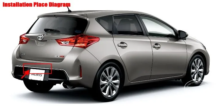 Toyota-Auris-back-license-plate-lamp