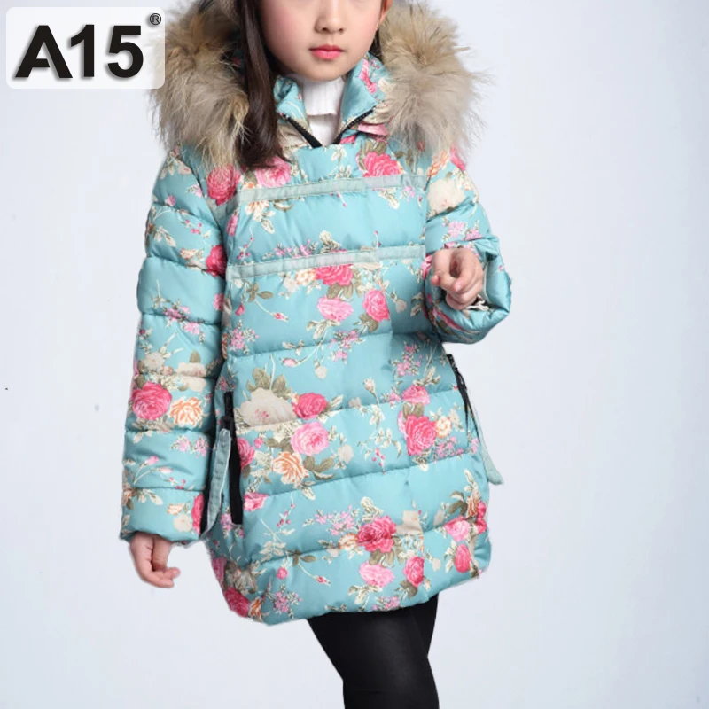 

Children Jackets Warm Thick Clothing Parka Girl Winter Kids Jackets for Girls Teenage Clothes Coat with Fur Hood 6 8 10 12 Years