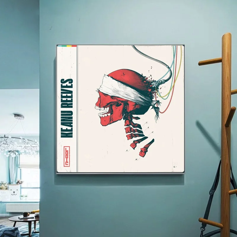 Keanu Reeves Poster 2019 John Wick Neo Album Cover Art Canvas Hip hop music rock music Wall Pictures for Living Room No Frame Keanu Reeves Poster 2019 John Wick Neo Album Cover Art Canvas Hip hop music rock music Wall Pictures for Living Room No Frame
