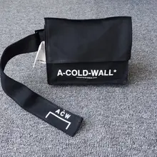 A-COLD-WALL ACW Холщовая Сумка, сумка на талию, рюкзаки в стиле хип-хоп, уличная многофункциональная сумка на плечо, сумка Джастин Бибер
