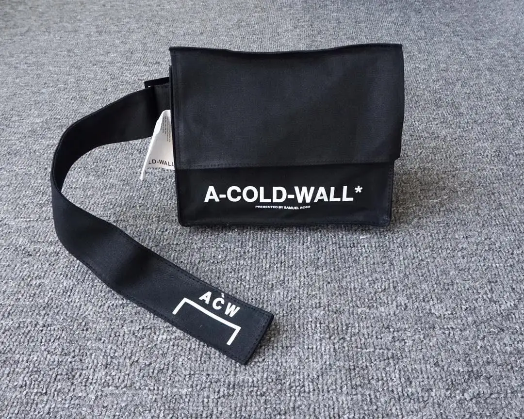 

A-COLD-WALL ACW canvas bag Waist Change bag Backpacks hip-hop streetwear Multifunction shoulder bag bag Justin bieber