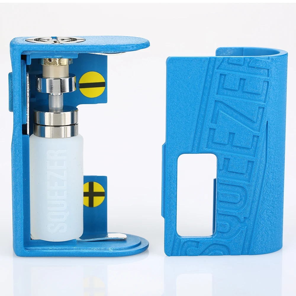Billig Original Hugo Dampf Squeezer BF 20700 Mechanische Box MOD mit 10 ml Silikon Flaschen   30 ml Nachfüllen Flasche E cig Mod Keine batterie