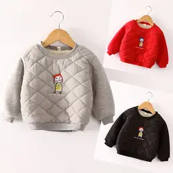 Bibicola зима детская верхняя одежда для мальчиков кардиган для девочек хлопок Sweatershirt Дети Теплые Топы пальто фирменная детская одежда
