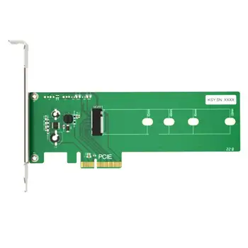 

PCIE 4x To M.2 NVMe SSD NGFF Adapter Support PCI Express 3.0 4X/8X/16X Computer Desktop Expansion Cards