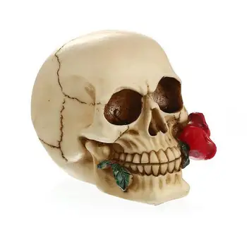 

Resin skull head Halloween gift personal decoration household decoration resin skull decoration